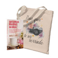Kit Carregando a Palavra | Ecobag - Deus Quer Te Ver Sorrindo + Café com as Mulheres da Bíblia | Isabelle S. Alves