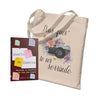 Kit Carregando a Palavra | Ecobag - Deus Quer Te Ver Sorrindo + Quarto de Guerra - Isabelle S. Alves