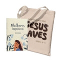Kit Carregando a Palavra | Ecobag - Ecobag - Jesus Saves + Devocional Mulheres Improváveis