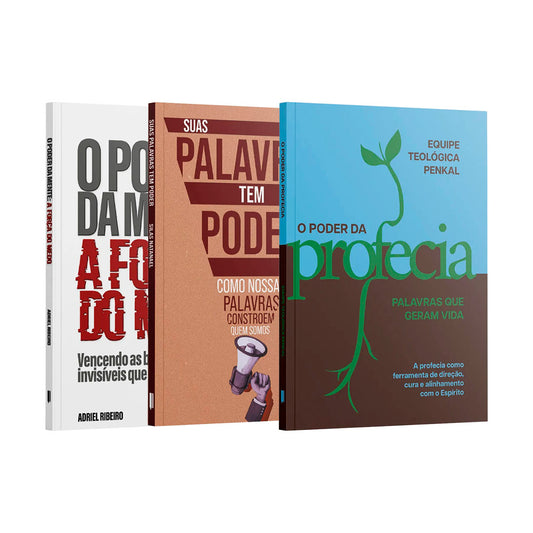 Kit Chaves do Poder | O Poder da Mente + Suas Palavras tem Poder + O Poder da Profecia.