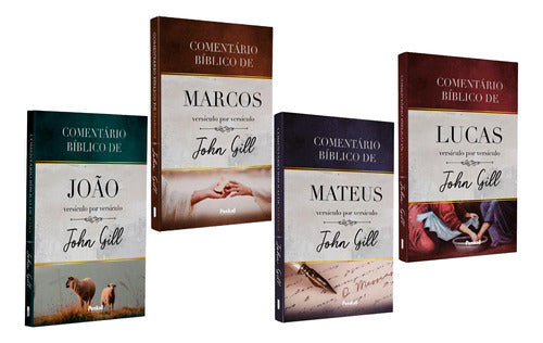 Kit Comentários Bíblicos John Gill | Mateus | Marcos | Lucas | João