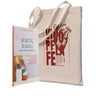 Kit Coração em Paz: Vida, Serviço e Fé : Marta, Maria e o Equilíbrio Espiritual + Ecobag - Vivo pela fé