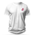 Camiseta Cristã Masculina | Coração em chamas | Branca