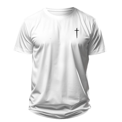 Camiseta Cristã Masculina - Não temas, creia | Branca