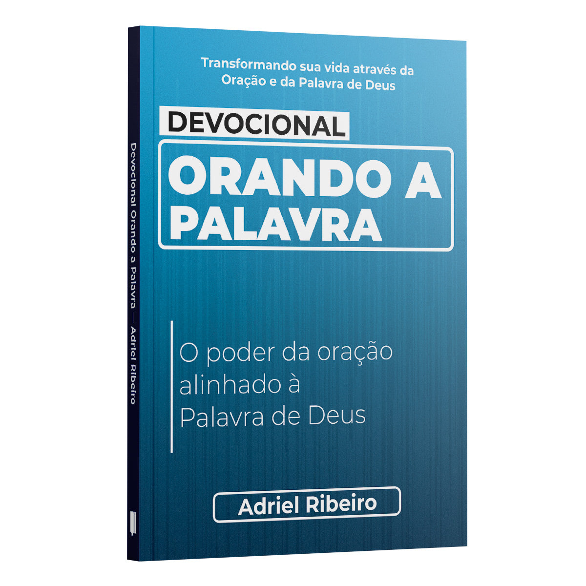Kit Creia e Ore - Devocional Orando a Palavra  + Camiseta Masculina | Preta | Yeshua