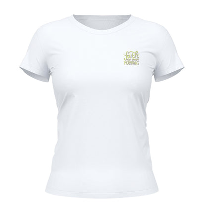 Kit Creia e Ore - Orando a Palavra para mulheres + Camiseta Feminina | Faith Can Move Moutains
