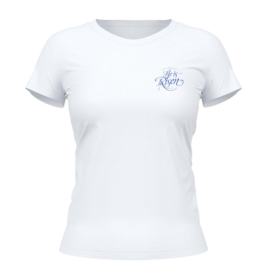 Camiseta Cristã Feminina - He Is Risen