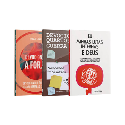 Kit Cura Interior - Eu, minhas lutas internas e Deus + Devocional a Forja + Devocional Quarto de Guerra