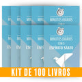 Kit de Evangelismo - 100 livros Palavras de Vida - Minutos Diários com Espírito Santo