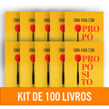 Kit de Evangelismo - 100 livros Palavras de Vida - Uma Vida com Propósitos - Penkal