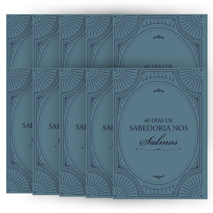Kit de Evangelismo - 10 livros Palavras de Vida - 40 dias de Sabedoria em Salmos