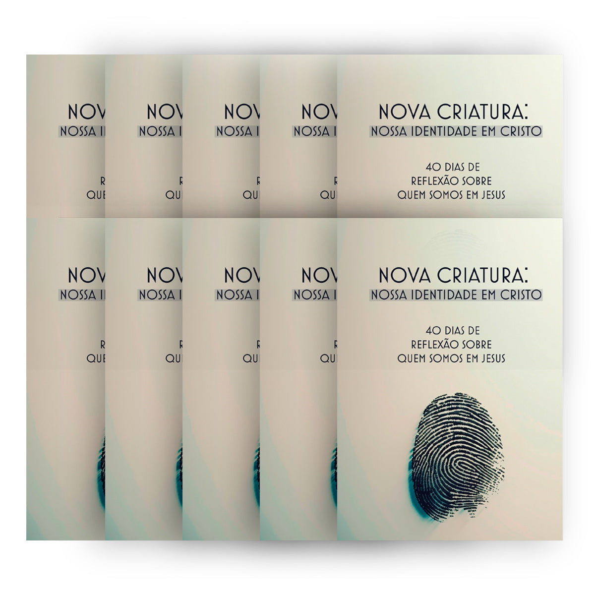 Kit de Evangelismo - 10 livros Palavras de Vida - Nova Criatura: Nossa identidade em Cristo