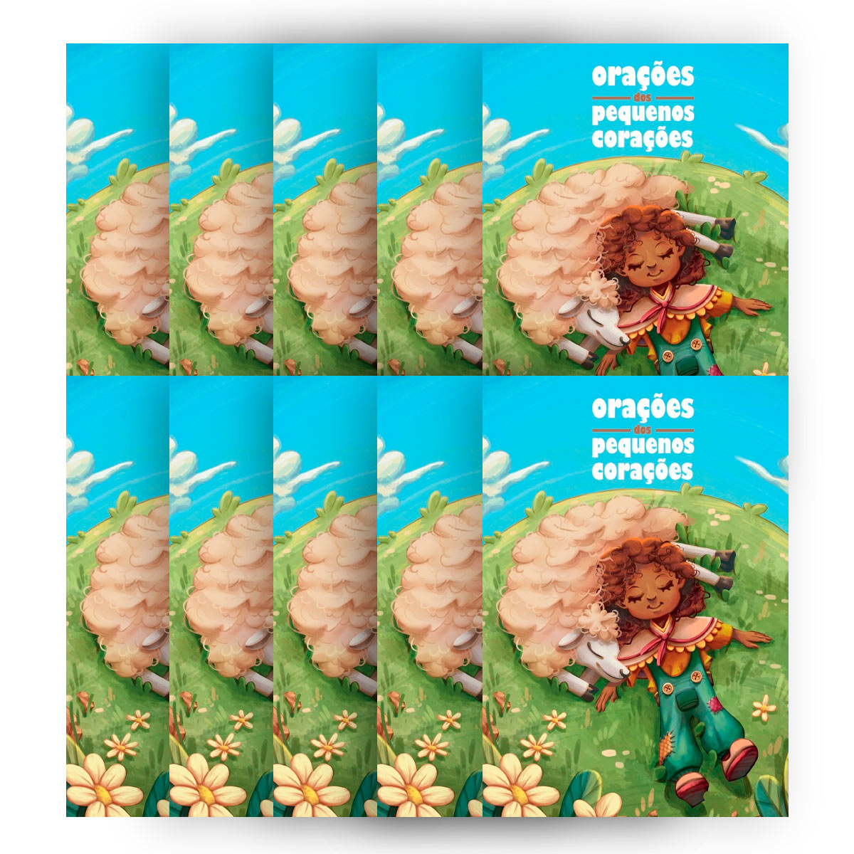 Kit de Evangelismo - 10 livros Palavras de Vida - Orações dos pequenos corações - Mulheres