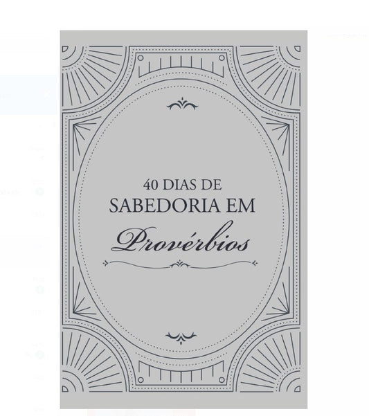 Kit de Evangelismo - 3 livros Palavras de Vida - 40 dias de Sabedoria em Provérbios