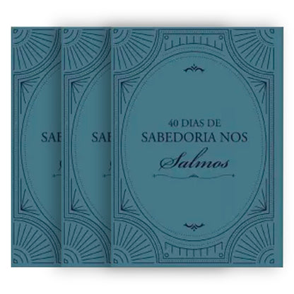 Kit de Evangelismo - 3 livros Palavras de Vida - 40 dias de Sabedoria em Salmos