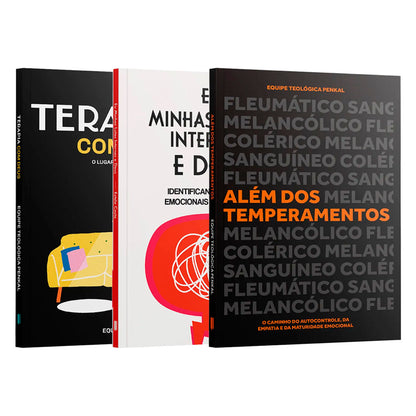 Kit Deus, Emoções e Identidade | Terapia com Deus + Além dos Temperamentos + Eu, Minhas Feridas e Deus