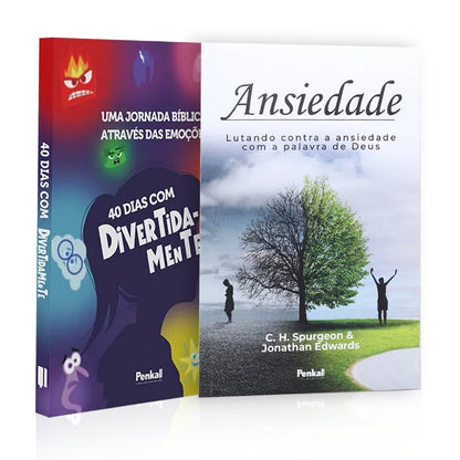Kit Devocional | 40 Dias Com Divertidamente + Ansiedade - Lutando contra a ansiedade