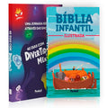 Kit Devocional | 40 Dias Com Divertidamente + Bíblia Infantil Bichos na Arca | Explorando a Fé Através das Emoções