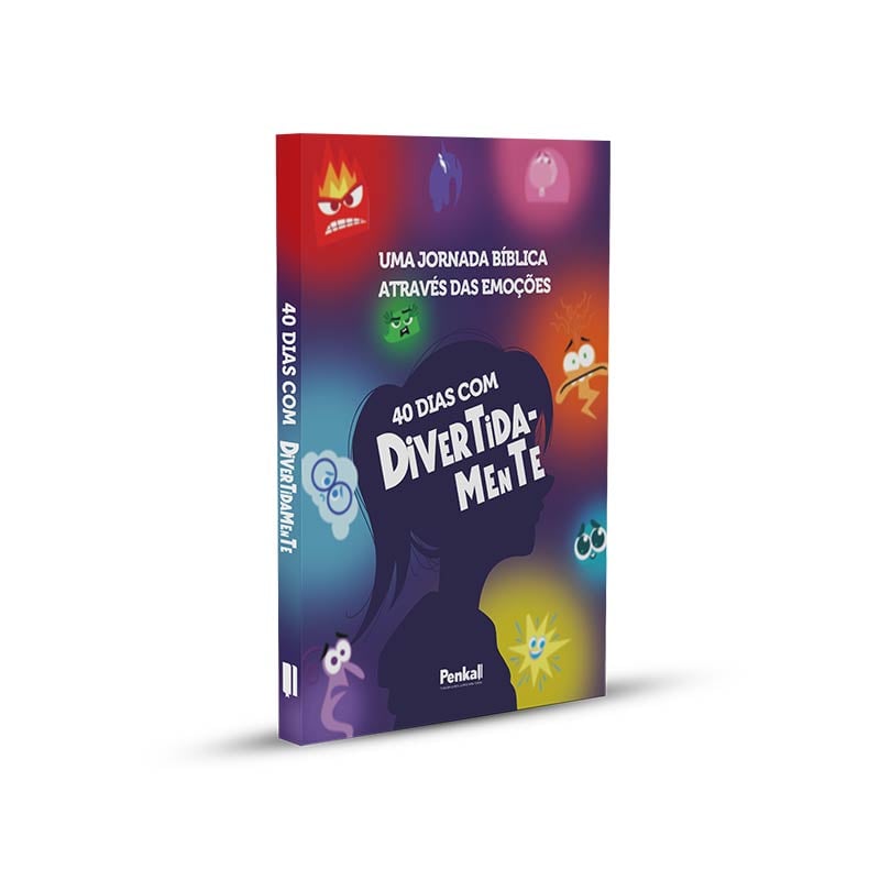 Kit Devocional | 40 Dias Com Divertidamente + Bíblia Infantil do Menino | Explorando a Fé Através das Emoções