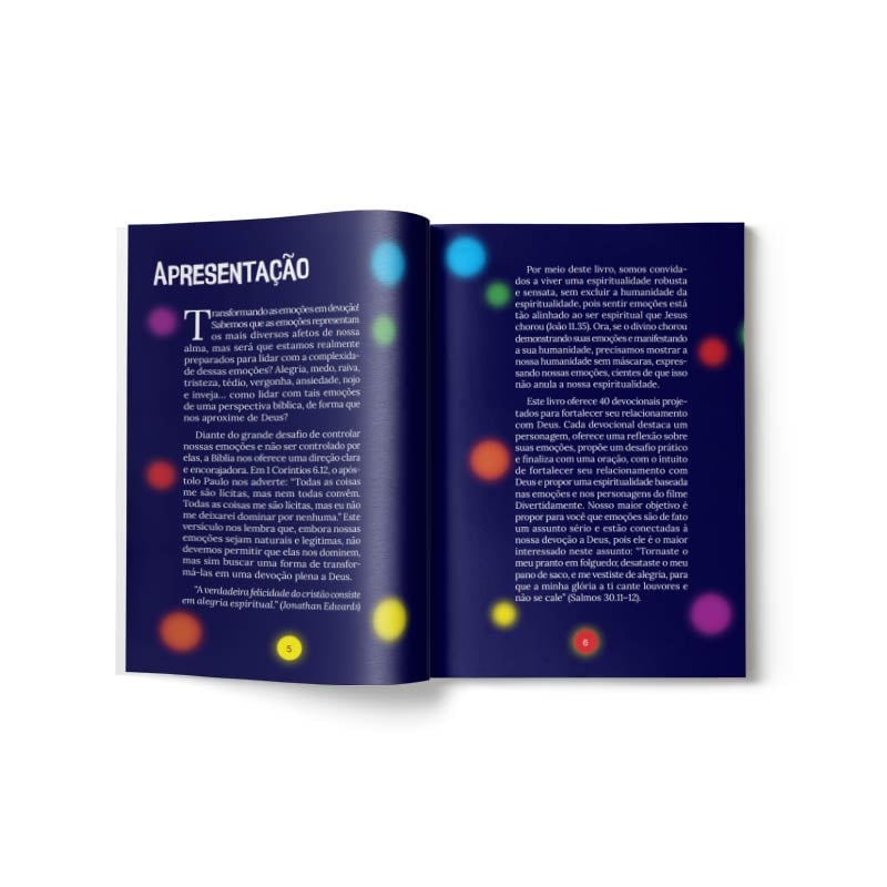 Kit Devocional | 40 Dias Com Divertidamente + Bíblia Infantil do Menino | Explorando a Fé Através das Emoções