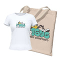 Kit Ecobag + Camiseta Feminina - Jesus é meu conforto | Branca