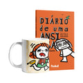 Kit Entre Chá e Confissões  - Livro + Caneca | Diario de uma Ansiosa
