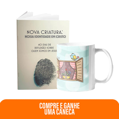 Kit Esperança Ativa | Caneca - Coisas boas vão acontecer + Livreto Nova Criatura