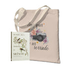 Kit Esperança no Silêncio : Quando Deus Trabalha em Silêncio  + Ecobag Deus Quer Te Ver Sorrindo