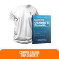 Kit Expressão da Palavra | Devocional Orando a Palavra + Camiseta Cristã Masculina - Cruz