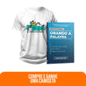 Kit Expressão da Palavra | Devocional Orando a Palavra + Camiseta Cristã Masculina - Jesus é meu conforto