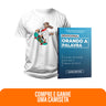 Kit Expressão da Palavra | Devocional Orando a Palavra + Camiseta Cristã Masculina - Jesus e Skate