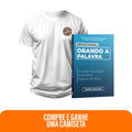 Kit Expressão da Palavra | Devocional Orando a Palavra + Camiseta Cristã Masculina - Jesus Salva