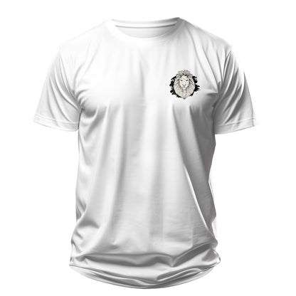 Kit Expressão da Palavra | Devocional Orando a Palavra + Camiseta Cristã Masculina - Leão