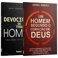 Kit Fé Masculina com Propósito | Devocional De Todo Homem + Devocional - Um Homem Segundo o Coração de Deus