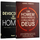 Kit Fé Masculina com Propósito | Devocional De Todo Homem + Devocional - Um Homem Segundo o Coração de Deus