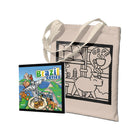 Kit Fé em Cores: Ecobag + Livro para Colorir - Brazil Cuties