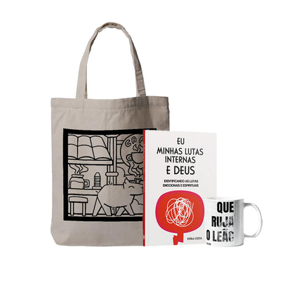 Kit Fé que Fortalece: Eu, Minhas Lutas - Livro + Caneca + Ecobag