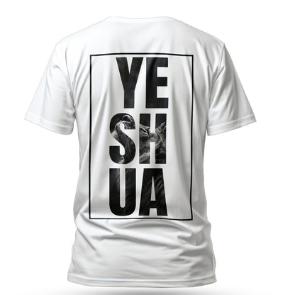 Camiseta Cristã Masculina - Yeshua | Branca