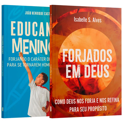 Kit Forjados na Fé e no Propósito | Educando Meninos + Forjados em Deus