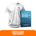 Kit Identidade que Testemunha  | Devocional Orando a Palavra + Camiseta Cristã Masculina - Ele é o rei