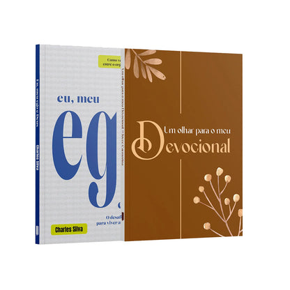 Kit Intimidade Diária com o Pai | Caderno Devocional  - Um olhar para o meu Devocional + Eu, meu ego e Deus