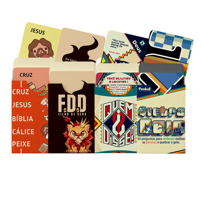 Kit Jogo Bíblico - Os 4 Pilares da Fé