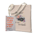 Kit  Jovem com Propósito :Devocional Um Jovem Segundo o Coração de Deus + Ecobag Deus Quer Te Ver Sorrindo