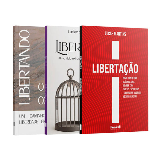 Kit Livre para Viver | Liberte-se + Libertando o seu Coração + Libertação.