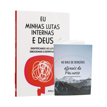 Kit Livro + Livreto - Eu, Minhas Lutas Internas e Deus + Livreto 40 Dias de Bençãos com Pai Nosso