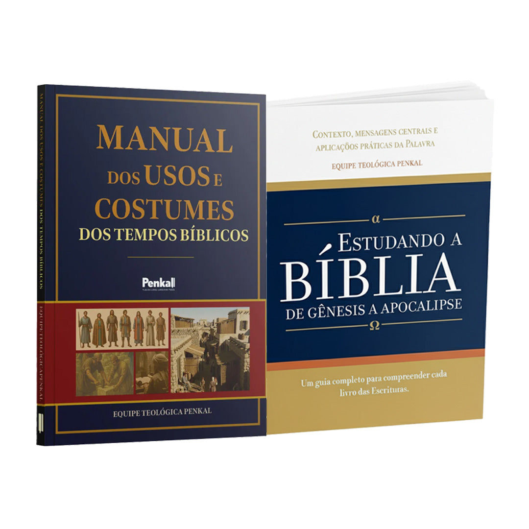 Kit Luz das Escrituras | Estudando a Bíblia de Gênesis a Apocalipse + Manual de usos e costumes
