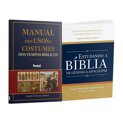 Kit Luz das Escrituras | Estudando a Bíblia de Gênesis a Apocalipse + Manual de usos e costumes