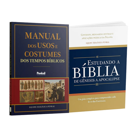 Kit Luz das Escrituras | Estudando a Bíblia de Gênesis a Apocalipse + Manual de usos e costumes