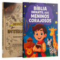 Kit Meninos Corajosos | Devocional Interativo + Bíblia Meninos Corajosos
