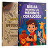 Kit Meninos Corajosos | Devocional Interativo + Bíblia Meninos Corajosos